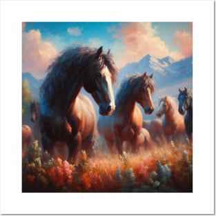 Horses . Posters and Art